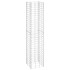 Arriates de gaviones 3 unidades hierro 30x30x150