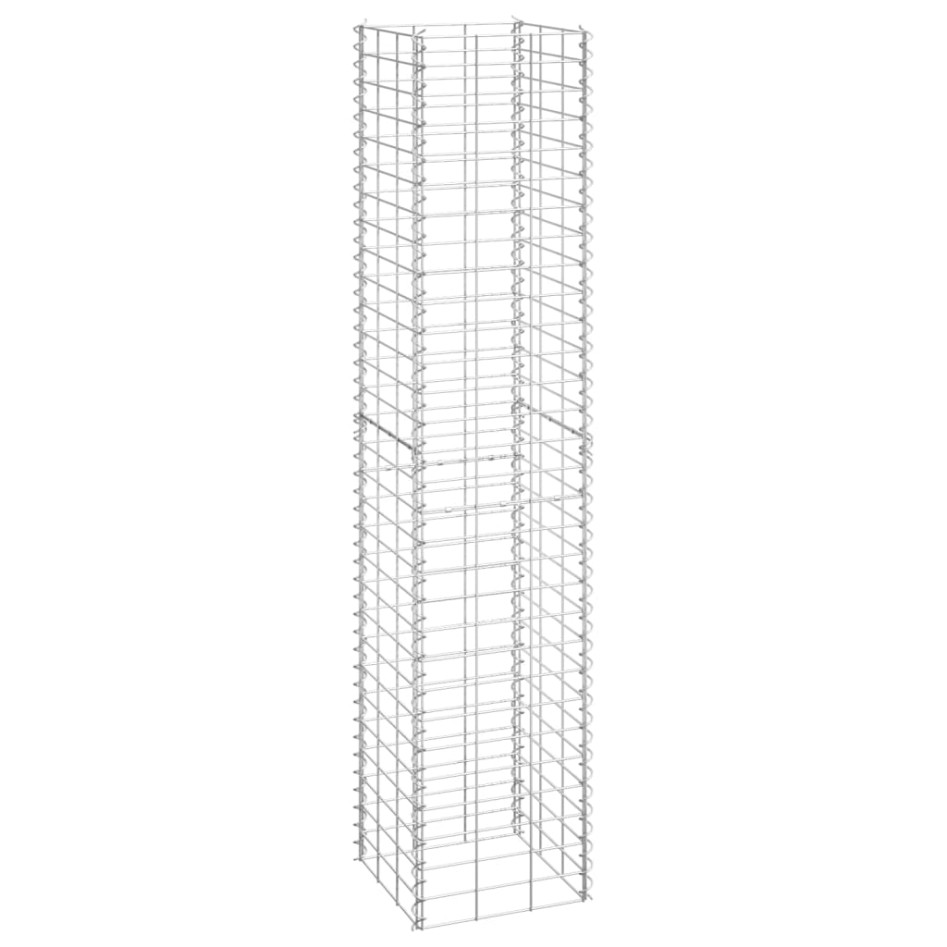 Arriates de gaviones 3 unidades hierro 30x30x150