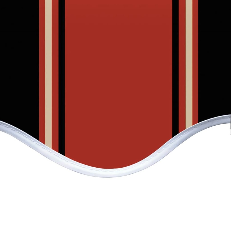 Tela de repuesto para toldo naranja y marrón 4x3,5