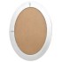 Espejo de pared estilo barroco plateado 50x70