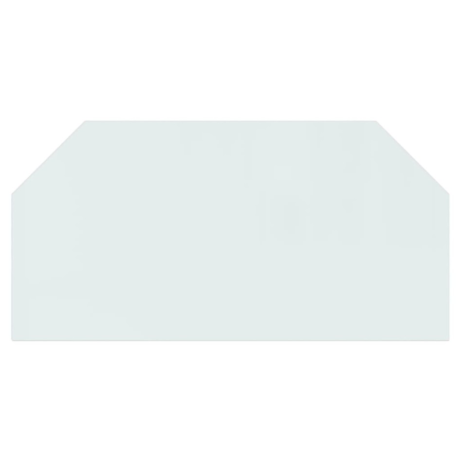 Placa de vidrio para chimenea hexagonal 120x60