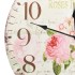 Reloj de pared vintage con flores 60