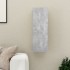 Mueble para TV madera contrachapada gris hormigón 30,5x30x90