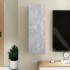 Mueble para TV madera contrachapada gris hormigón 30,5x30x90