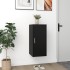 Muebles zapateros 2 uds madera contrachapada negro 32x35x70