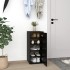 Muebles zapateros 2 uds madera contrachapada negro 32x35x70