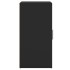 Muebles zapateros 2 uds madera contrachapada negro 32x35x70