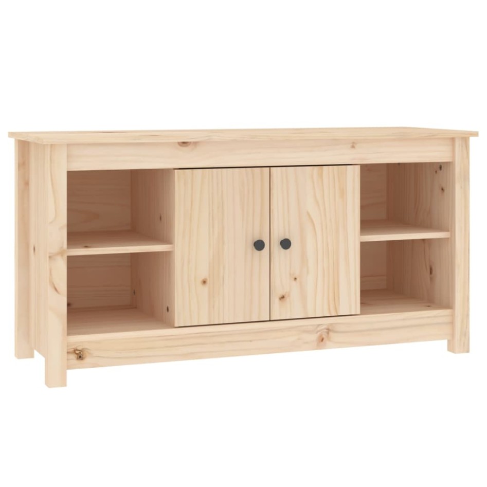 Mueble de TV de madera maciza de pino 103x36,5x52