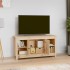 Mueble de TV de madera maciza de pino 103x36,5x52