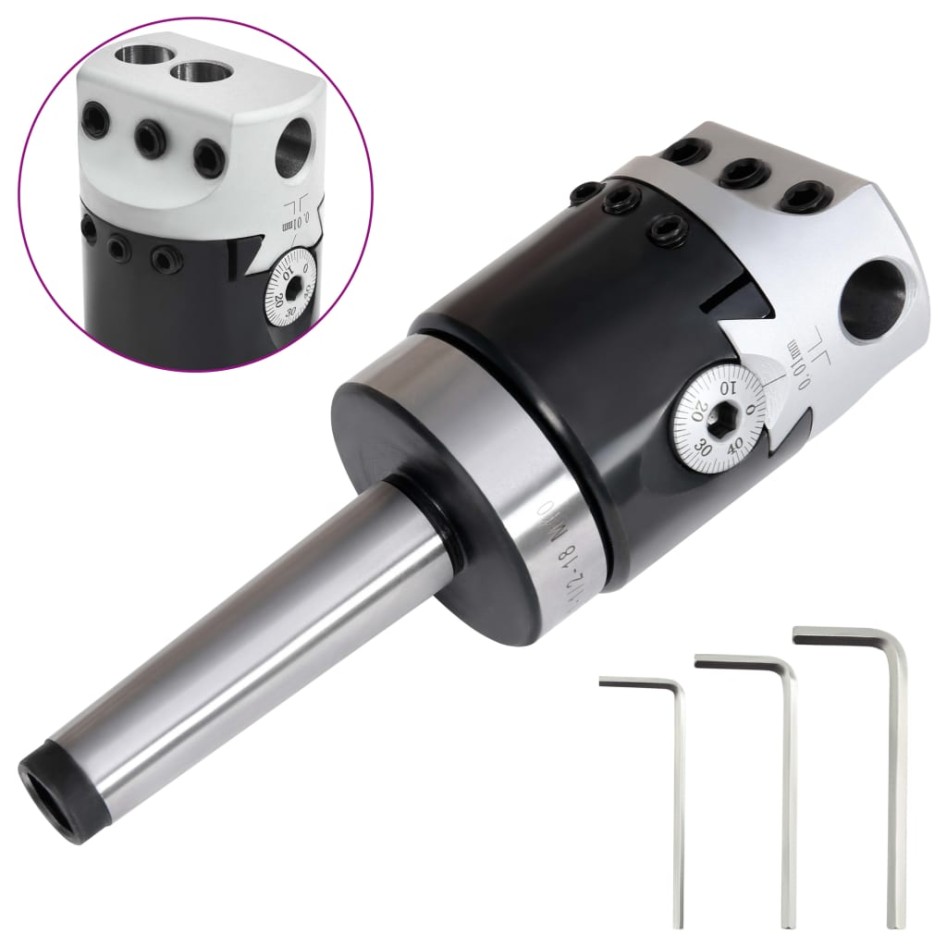 Cabeza perforadora 50 mm vástago perforador MT2 torno