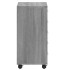 Cajonera con ruedas madera contrachapada gris