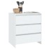 Aparador de madera contrachapada blanco 70x41x75