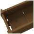 Jardinera de madera maciza de pino marrón miel 112x25x66