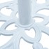 Base de sombrilla de hierro fundido blanco 12 kg 49