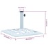 Base de sombrilla de hierro fundido blanco 12 kg 49