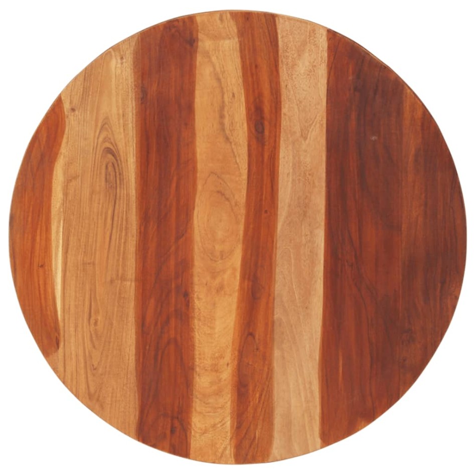 Tablero de mesa redonda madera maciza de acacia 25-27 mm 70