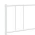 Estructura cama sin colchón con estribo metal blanco 183x213