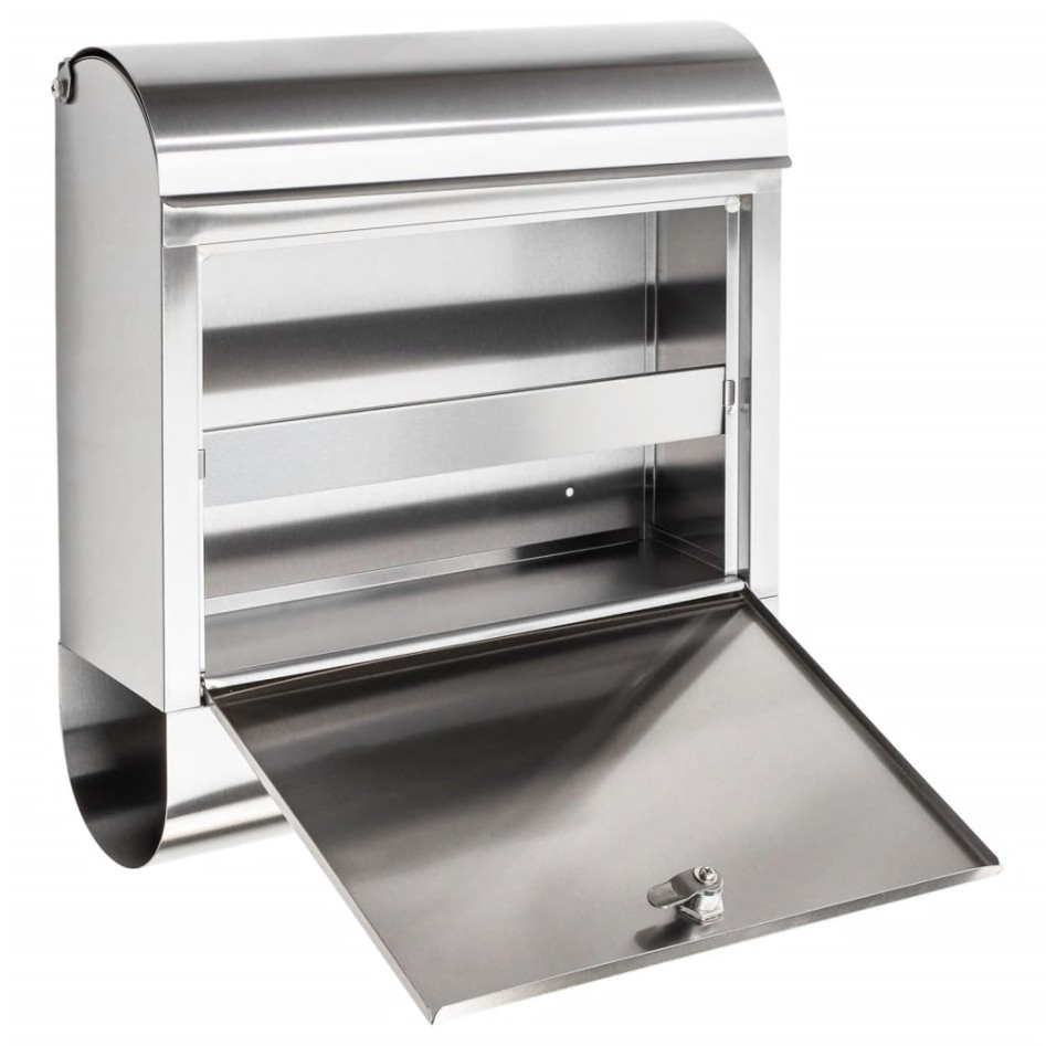 HI Buzón de acero inoxidable 38x12x42,5