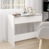 Mesa consola de madera contrachapada blanco 89x41x76,5