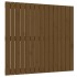 Cabecero cama pared madera maciza pino marrón miel 95,5x3x90