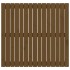 Cabecero cama pared madera maciza pino marrón miel 95,5x3x90