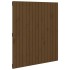 Cabecero cama pared madera maciza pino marrón miel