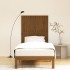 Cabecero cama pared madera maciza pino marrón miel
