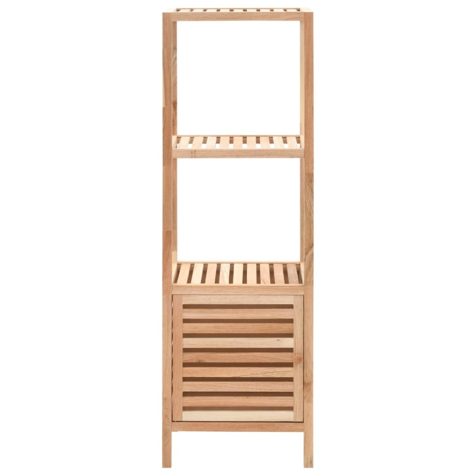 Mueble de almacenaje baño madera maciza nogal 39,5x35,5x123