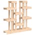 Soporte para plantas madera maciza de pino 104,5x25x109,5