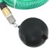 Manguera de succión con conectores de latón PVC verde 29 mm