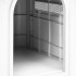 Caseta para perros polipropileno gris 59x75x66
