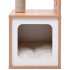 Rascador para gatos con alfombra rascadora de sisal 60