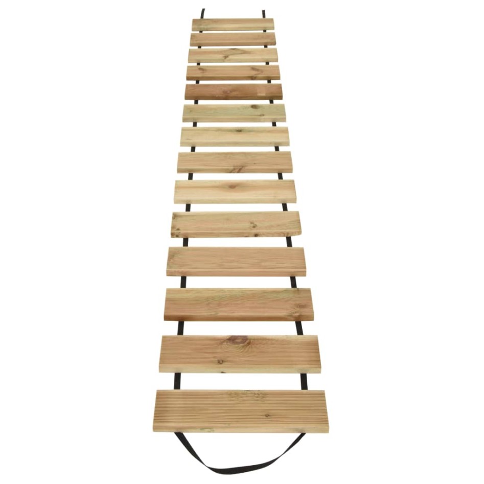 Rollo de suelo madera de pino impregnada 50x300