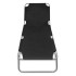 Tumbona plegable de acero con recubrimiento polvo