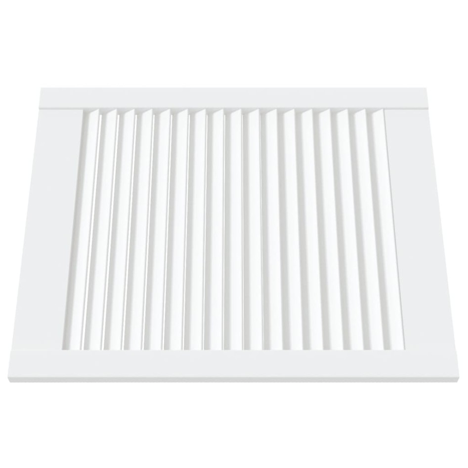 Puerta de armario lamas 4 uds madera pino blanco 61,5x49,4