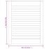 Puerta de armario lamas 4 uds madera pino blanco 61,5x49,4