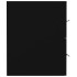 Mueble de lavabo madera de ingeniería negro 80x38,5x48