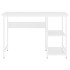 Escritorio para ordenador de MDF y metal blanco 105x55x72
