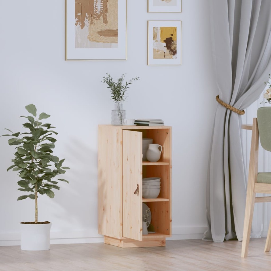 Aparador de madera maciza de pino 34x40x75