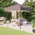 Carpa para fiestas plegable gris taupe 2x2