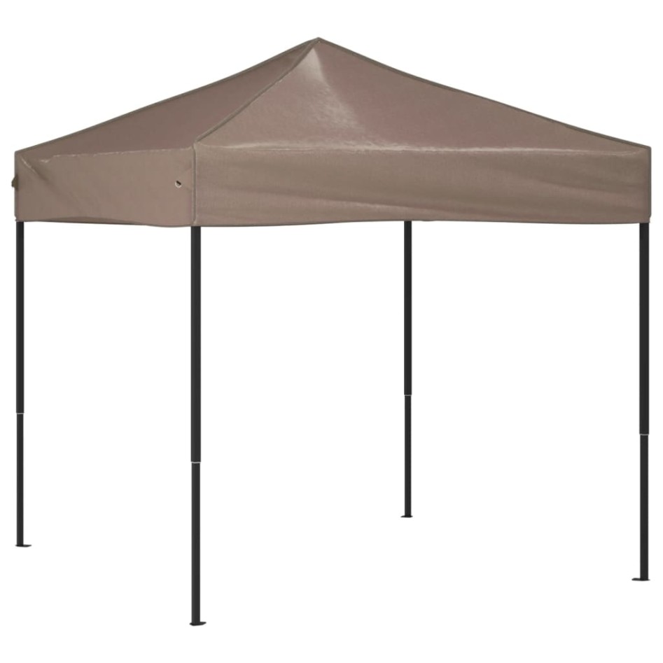 Carpa para fiestas plegable gris taupe 2x2