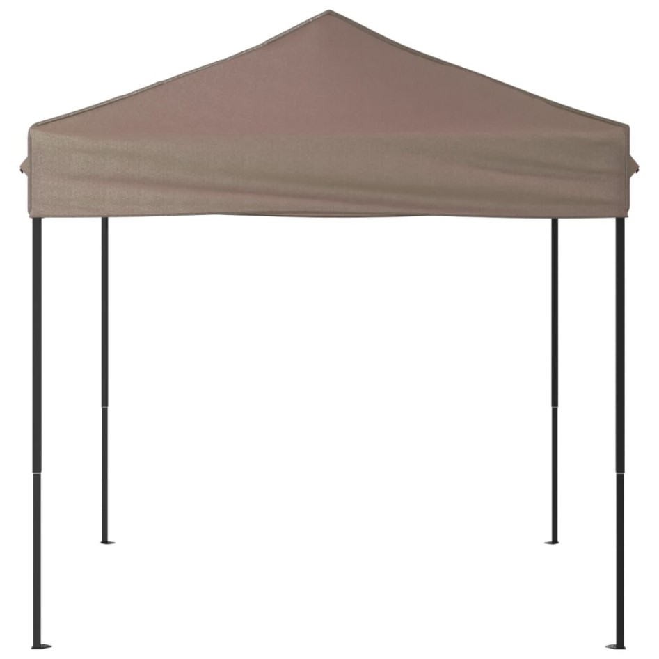 Carpa para fiestas plegable gris taupe 2x2