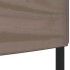 Carpa para fiestas plegable gris taupe 2x2