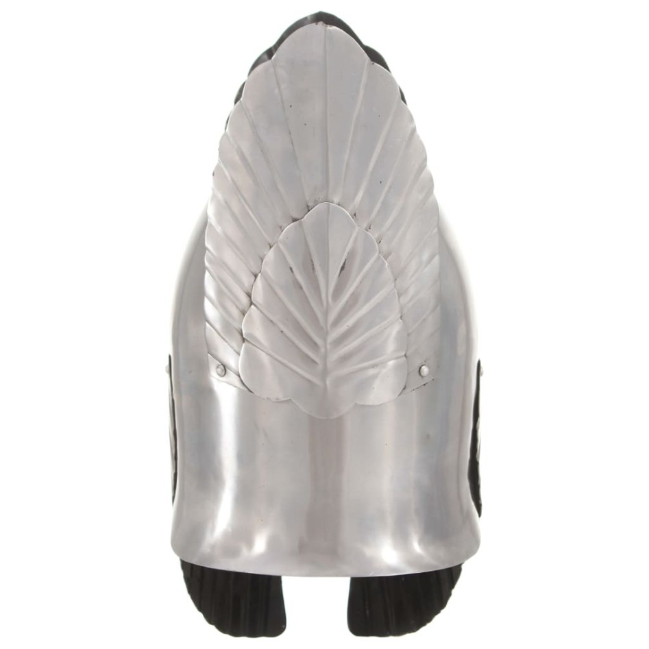 Réplica de casco de caballero medieval fantasía LARP acero