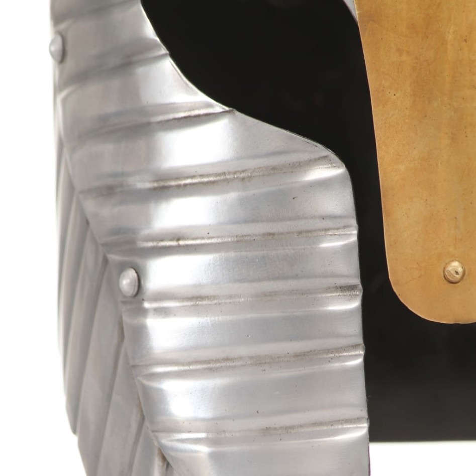 Réplica de casco de caballero medieval fantasía LARP acero