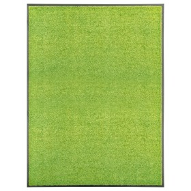 Felpudo lavable verde 90x120