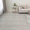 Lamas para suelo autoadhesivas 55 uds PVC gris claro 5,11 m²