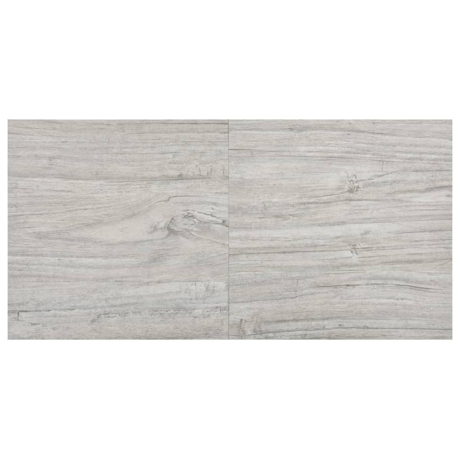 Lamas para suelo autoadhesivas 55 uds PVC gris claro 5,11