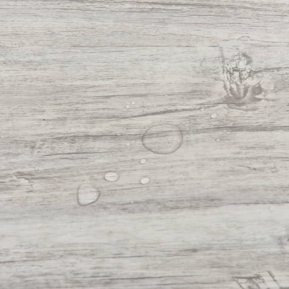 Lamas para suelo autoadhesivas 55 uds PVC gris claro 5,11