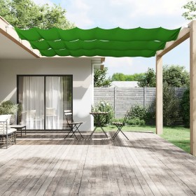 Toldo vertical verde claro 100x1000 cm tela